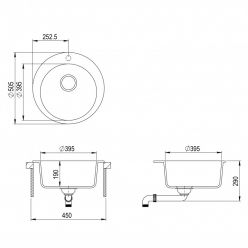 Мойка AquaSanita Clarus SR 100 220 W argent