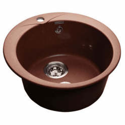 Мойка кухонная GranFest GF-R480 красный марс