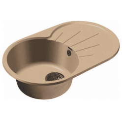 Мойка кухонная GranFest GF-R750L песочный