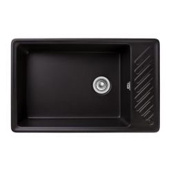 Мойка кухонная GranFest Quarz GF-ZL-51 черный