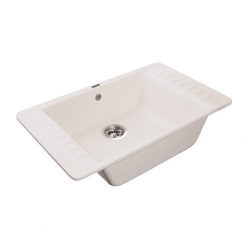 Мойка кухонная GranFest Quarz GF-ZW-71 белый