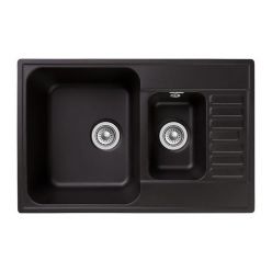 Мойка кухонная GranFest QUARZ Z-21K 74х48 черный