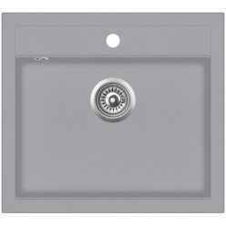Мойка кухонная AquaSanita Quadro SQQ 100 221 W light grey