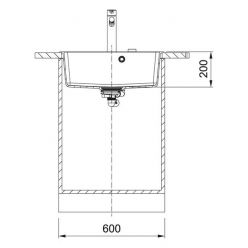 Мойка кухонная FRANKE CNG 610/210-54, черный матовый