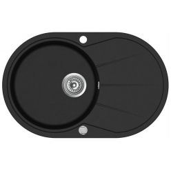 Мойка кухонная AquaSanita Clarus SR 101 601 AW Black Metallic