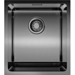 Мойка кухонная Omoikiri Tadzava 39-U/I-GM вороненая сталь