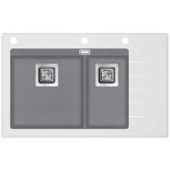 Мойка кухонная AquaSanita Delicia Plus GQD 150 W 202 AW alumetallic
