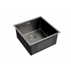 Мойка кухонная из нержавеющей стали ARFEKA AF 450x450 BLACK PVD NANO