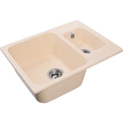 Мойка кухонная GranFest QUARZ Z-09 бежевый