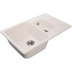 Мойка кухонная GranFest QUARZ Z-21K белая