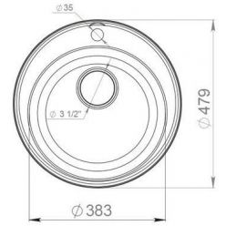 Мойка кухонная GranFest QUARZ Z-08 белая