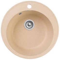 Мойка кухонная GranFest QUARZ Z-08 бежевая
