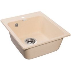 Мойка кухонная GranFest QUARZ Z-17 бежевый
