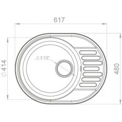Мойка кухонная GranFest QUARZ Z-58 белая