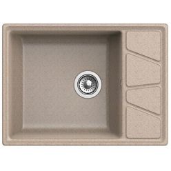 Мойка кухонная GranFest GF-V-680L песочный