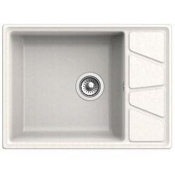 Мойка кухонная GranFest GF-V-680L белый