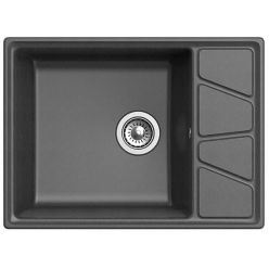 Мойка кухонная GranFest GF-V-680L графит