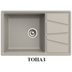 Мойка кухонная GranFest GF-V-780L топаз