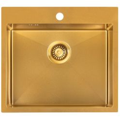 Мойка кухонная ZORG ZRN 5055 Nano PVD Gold