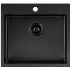 Мойка кухонная ZORG ZRN 5055 Nano PVD Gunblack