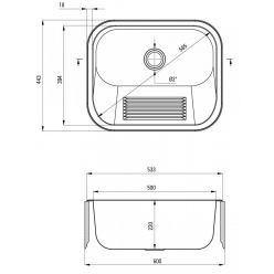 Мойка кухонная Deante ZYK-0100