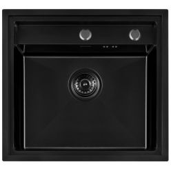 Мойка кухонная из нержавеющей стали ARFEKA AF 520x490 BLACK PVD NANO