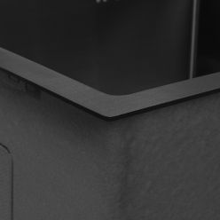 Мойка кухонная из нержавеющей стали ARFEKA AF 450*505 BLACK PVD NANO