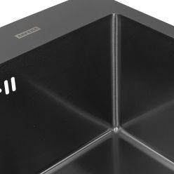 Мойка кухонная из нержавеющей стали ARFEKA AF 450*505 BLACK PVD NANO