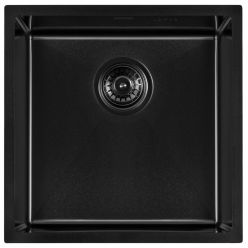 Мойка кухонная из нержавеющей стали ARFEKA AF 450x450 BLACK PVD NANO