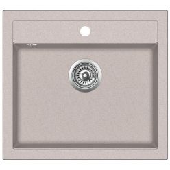 Мойка кухонная AquaSanita Quadro SQQ 100 110 W Beige