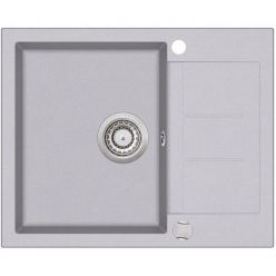 Мойка кухонная AquaSanita Tesa SQT 102 221 AW Light Grey