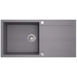 Мойка кухонная AquaSanita Tesa Plus SQT 103 202 AW Alumetallic