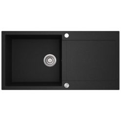 Мойка кухонная AquaSanita Tesa Plus SQT 103 601 AW Black Metallic