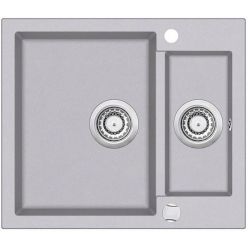 Мойка кухонная AquaSanita Tesa SQT 150 221 AW Light Grey