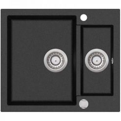 Мойка кухонная AquaSanita Tesa SQT 150 601 AW Black Metallic