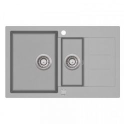 Мойка кухонная AquaSanita Tesa SQT 151 220 AW Argent