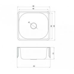 Мойка кухонная Deante Doppio ZEN_0103 48x43 сатин