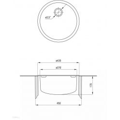 Мойка кухонная Deante Twist ZHC_3803 43,5x43,5 декор