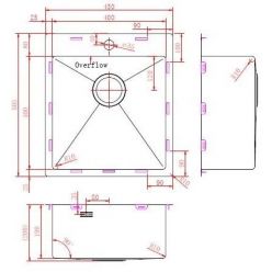 Мойка кухонная ZorG ZRN 5045 Premium