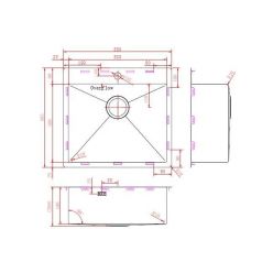 Мойка кухонная ZorG ZRN 5055 Premium PVD Gunblack