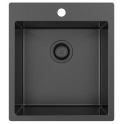 Мойка кухонная ZorG ZRN 5045 Premium PVD Gunblack