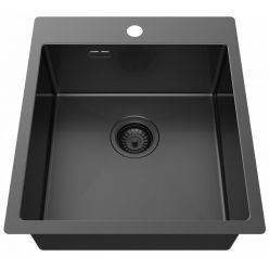 Мойка кухонная ZorG ZRN 5045 Premium PVD Gunblack