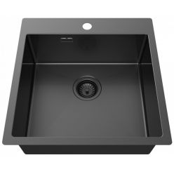 Мойка кухонная ZorG ZRN 5050 Premium PVD Gunblack