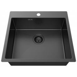Мойка кухонная ZorG ZRN 5055 Premium PVD Gunblack