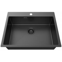 Мойка кухонная ZorG ZRN 5065 Premium PVD Gunblack