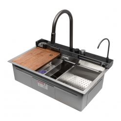 Мойка кухонная из нержавеющей стали ARFEKA SENSOR ECO AR 750*450 SATIN