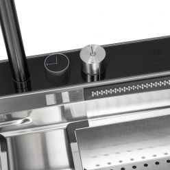 Мойка кухонная из нержавеющей стали ARFEKA SENSOR ECO AR 750*450 SATIN