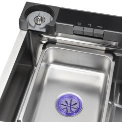 Мойка кухонная из нержавеющей стали ARFEKA SENSOR ECO AR 750*450 SATIN