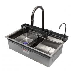 Мойка кухонная из нержавеющей стали ARFEKA SENSOR ECO AR 750*450 SATIN