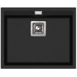 Мойка кухонная AquaSanita Delicia SQD 100 601 AW Black Metallic